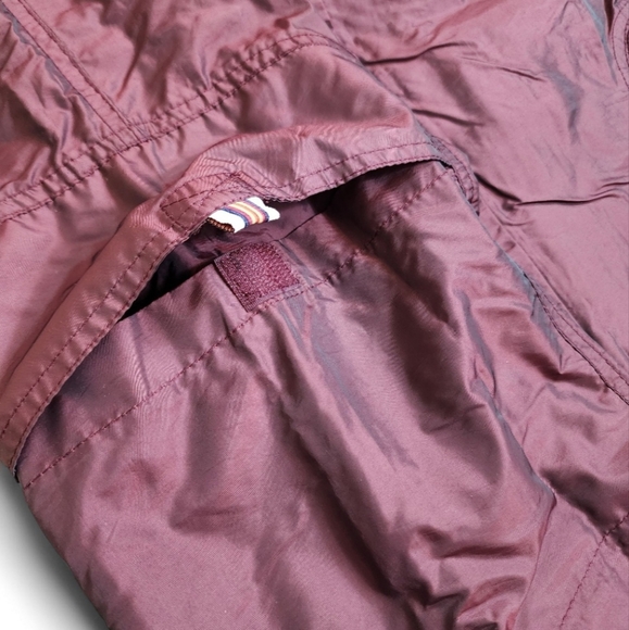 Y2K Nylon Track Pants Purple Iridescent Size 10 Lightweight - Picture 7 of 12